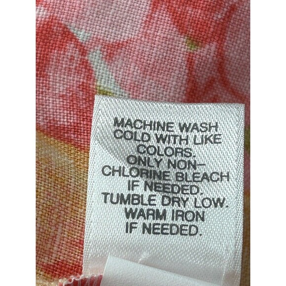 J Jill Love Linen Floral Sleeveless Natural Organic Tank Dress MP Petite 1103R4 - Picture 12 of 12